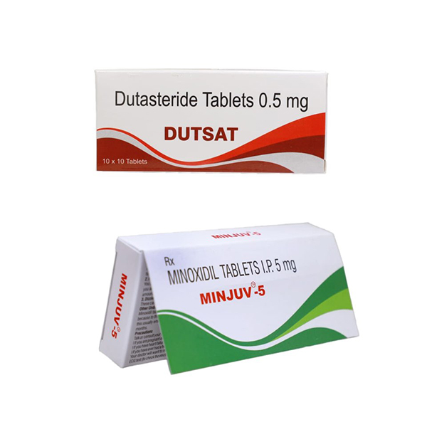 두사트 +민주브 5 (두타스테리드 Dutasteride 0.5mg + 미녹시딜 Minoxidil 5mg) 상품 사진