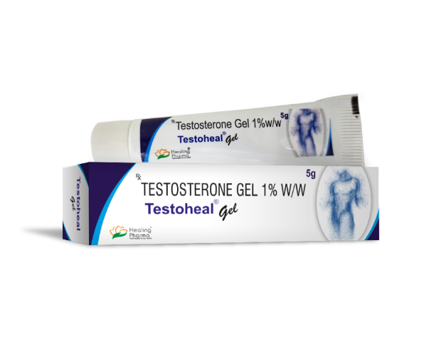 테스토힐 겔 5g ( 테스토스테론 젤 1% w/w 함유 Testosterone Gel 1% w/w) 상품 사진 