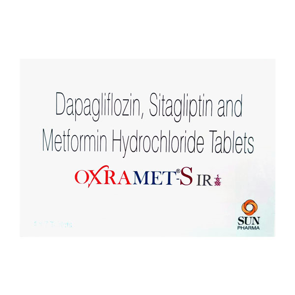 옥스라메트 S IR 5/50/1000mg (다파글리플로진 Dapagliflozin 5mg + 시타글립틴 Sitagliptin 50mg + 메트포르민 Metformin 1000mg)  상품 사진 