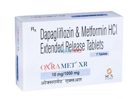 옥스라메트 XR 10/1000mg (다파글리플로진 Dapagliflozin 10mg + 메트포르민 Metformin 1000mg) 상품 사진 