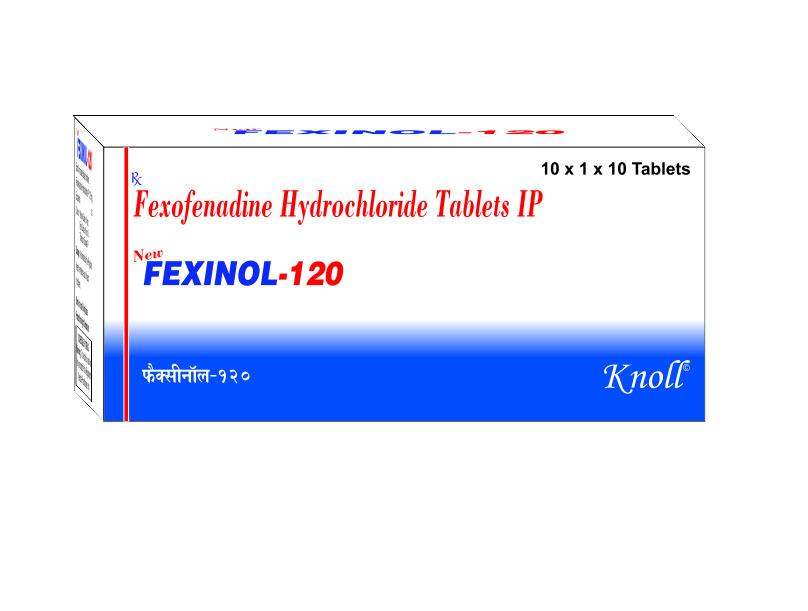 펙시놀 120 (펙소페나딘염산염 Fexofenadine 120mg) 상품 사진 