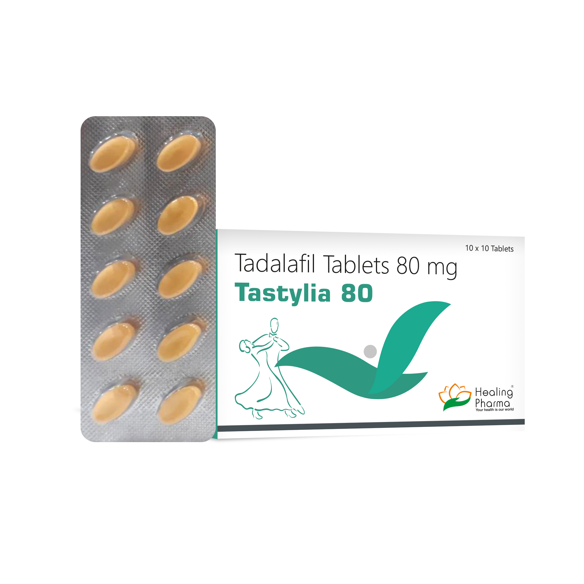 타스틸리아 80 (타다라필 Tadalafil 80mg) 상품 사진 