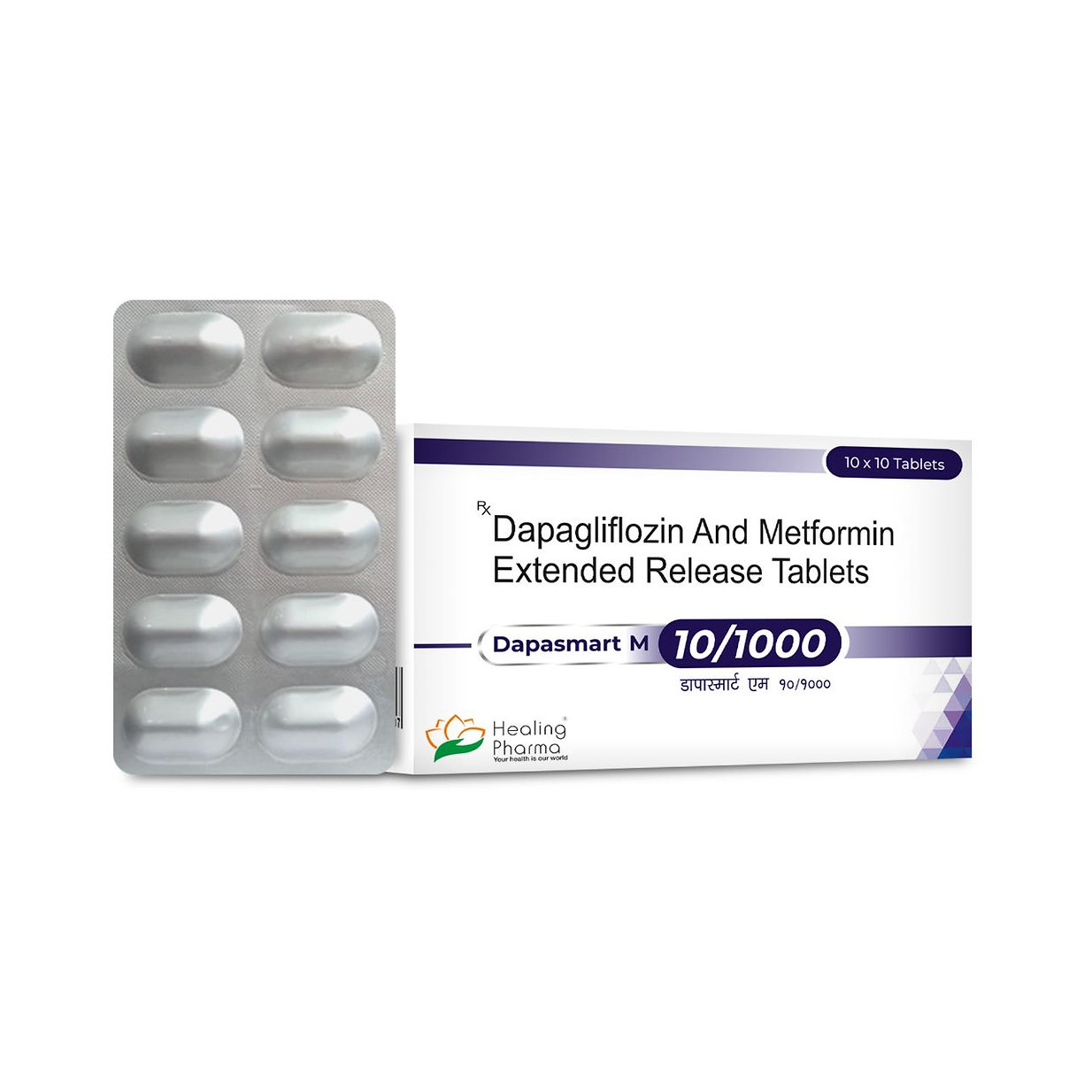 다파스마트 M 10/1000 (다파글리플로진 Dapagliflozin 10mg + 메트포르민 Metformin 1000mg)  상품 사진 