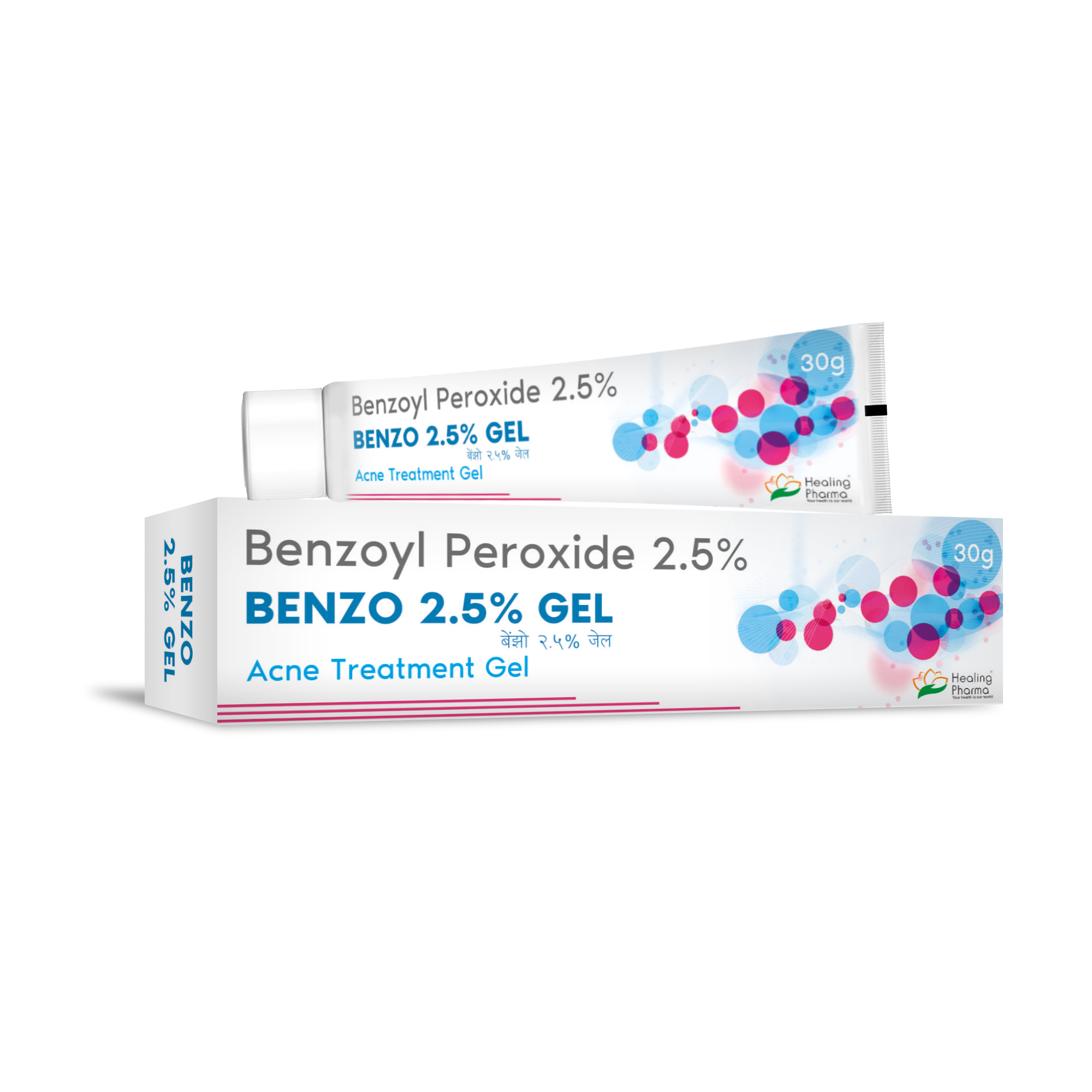 벤조 2.5% 겔 (과산화 벤조일 Benzoyl Peroxide 2.5%)  상품 사진 