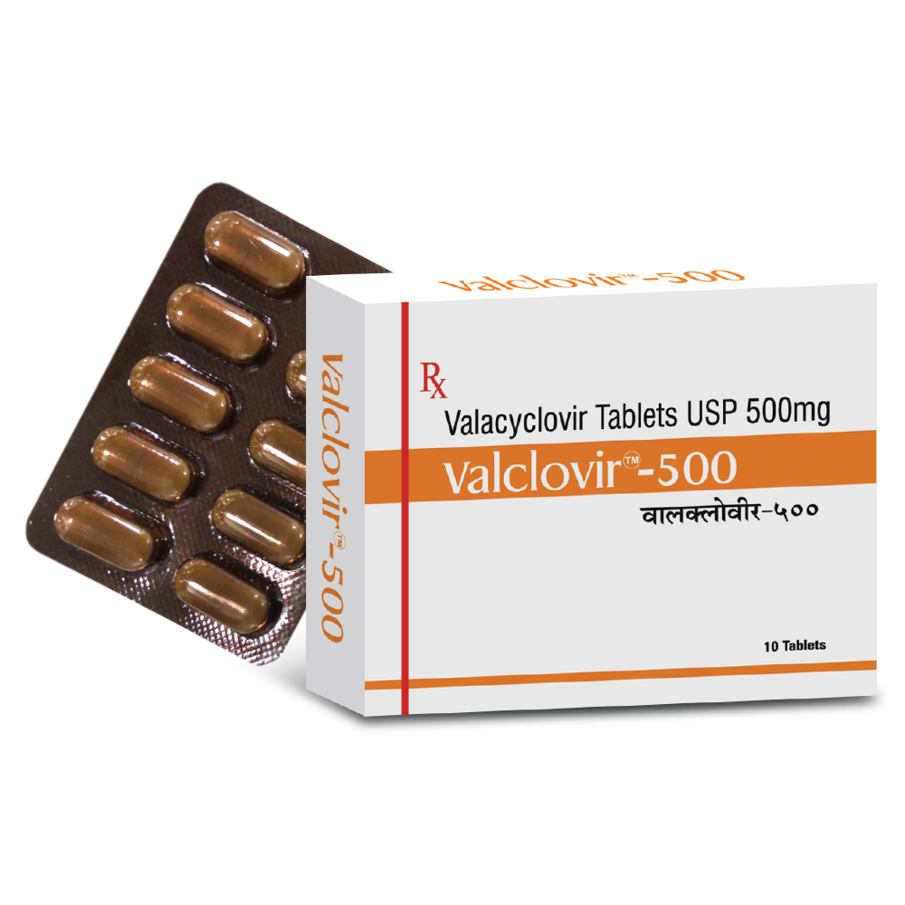 발클로버 500 ( 발라시클로버 Valacyclovir 500mg) 상품 사진 